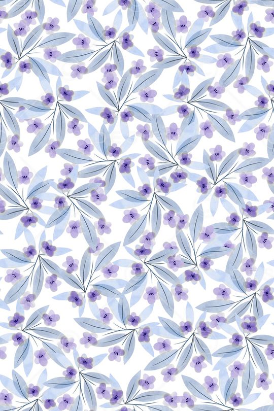 清爽底花卉印花华亿平台图片