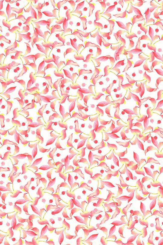 绿植树叶印花华亿平台图片