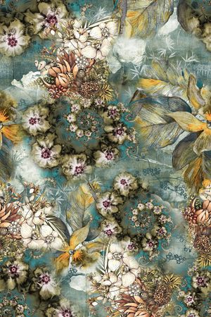 手绘印花华亿平台图片