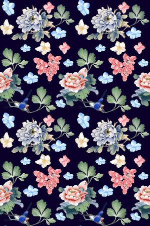 绿植树叶印花华亿平台图片