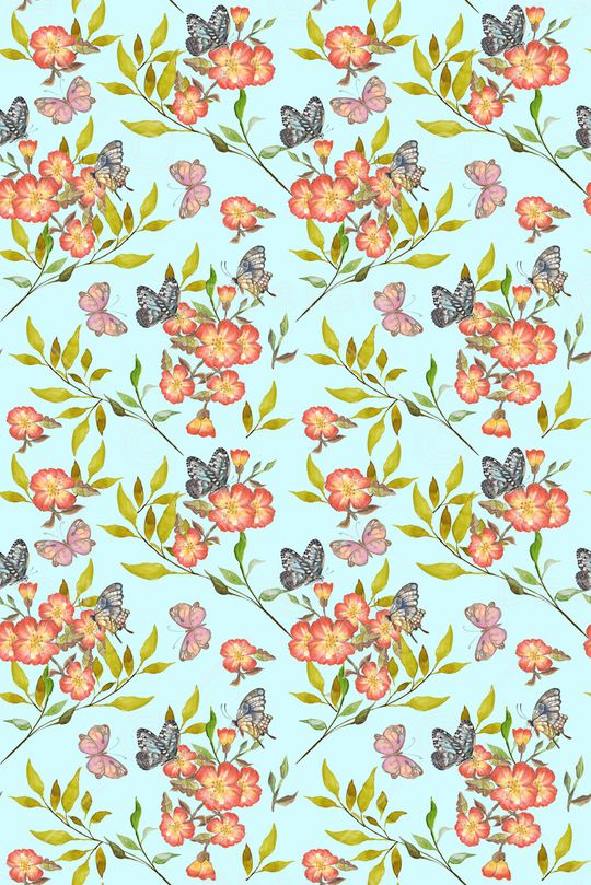 绿植树叶印花华亿平台图片