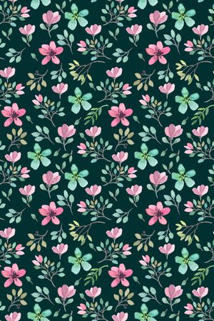 绿植树叶印花华亿平台图片