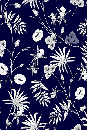 连衣裙印花华亿平台图片