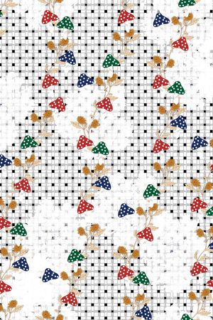 连衣裙印花华亿平台图片