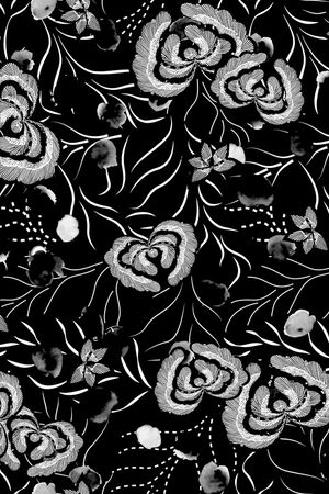 连衣裙印花华亿平台图片