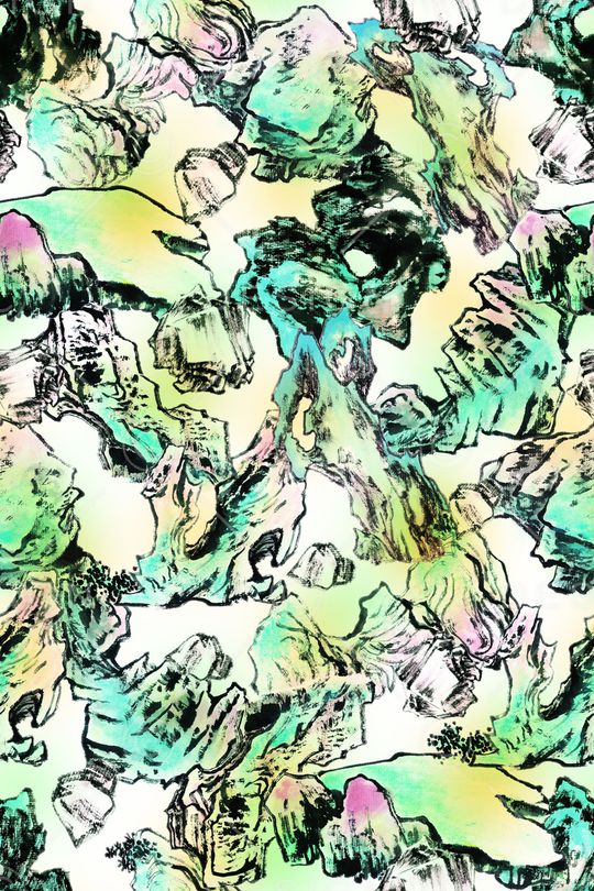 水彩印花华亿平台图片