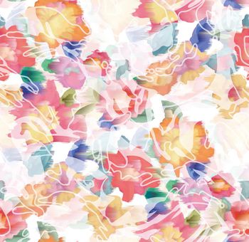 连衣裙印花华亿平台图片