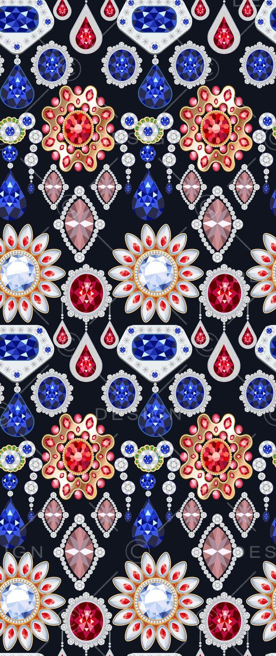 珠宝宝石印花华亿平台图片