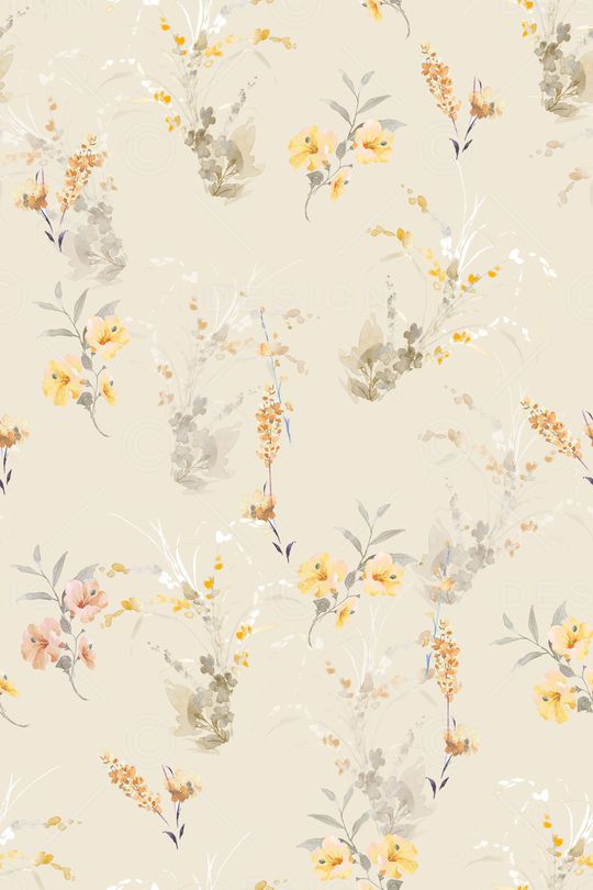 清爽底花卉印花华亿平台图片