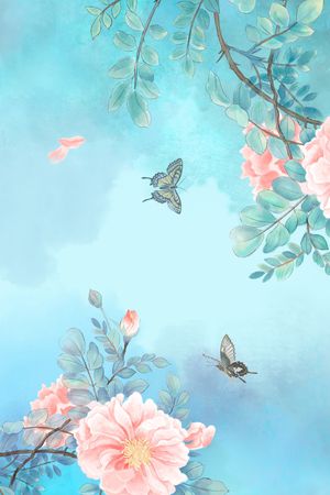 蔷薇花印花华亿平台图片