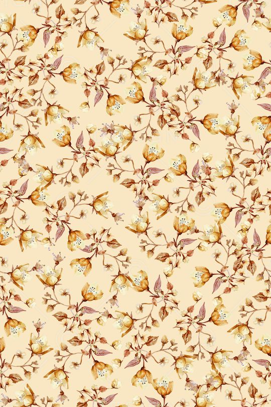 清爽底花卉印花华亿平台图片