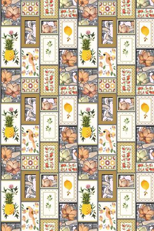 几何印花华亿平台图片