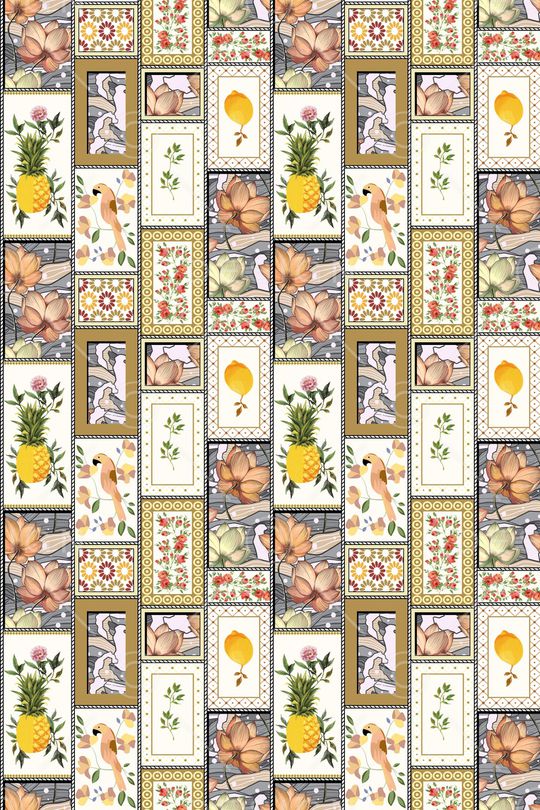 几何印花华亿平台图片