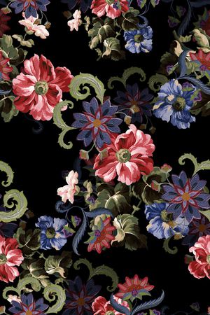 民族风印花华亿平台图片