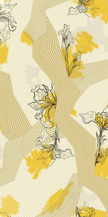 线条印花华亿平台图片