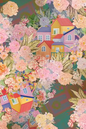 水彩印花华亿平台图片