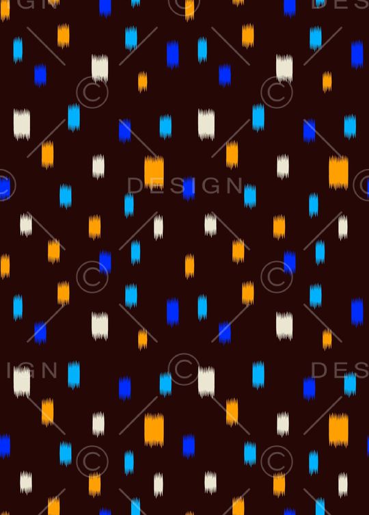 黑底花卉印花华亿平台图片