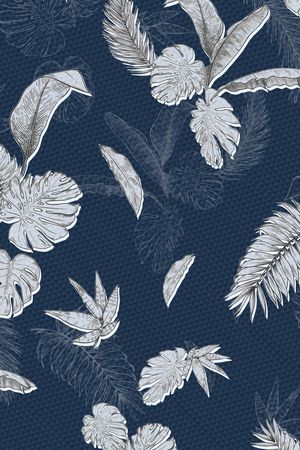 绿植树叶印花华亿平台图片