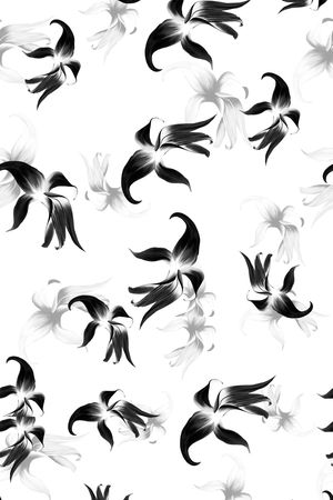 黑白华亿平台印花华亿平台图片