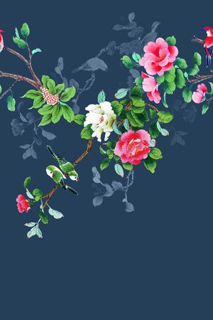 定位花印花华亿平台图片