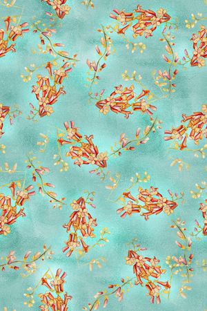 抽象花卉印花华亿平台图片