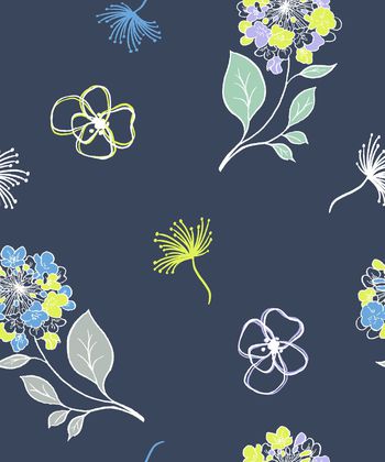 几何花卉印花华亿平台图片