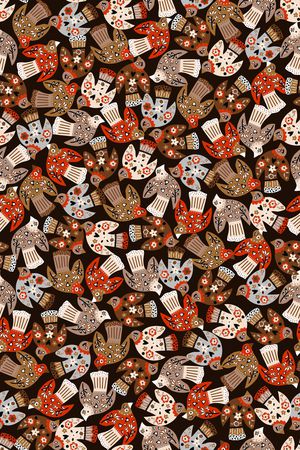 鸟印花华亿平台图片