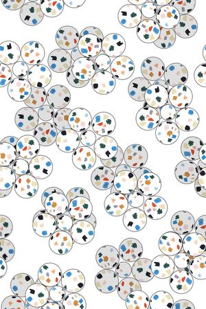 几何印花华亿平台图片