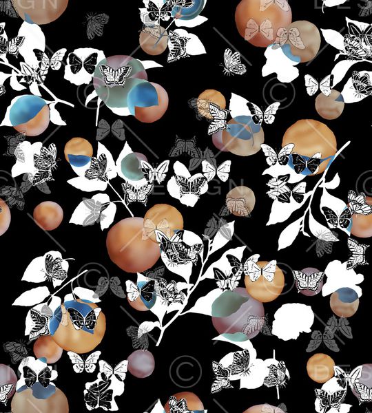 连衣裙印花华亿平台图片