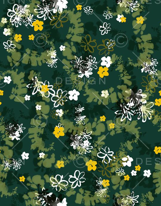 连衣裙印花华亿平台图片