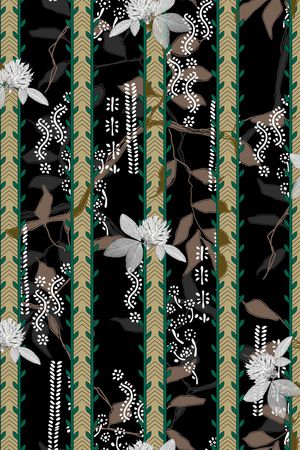 连衣裙印花华亿平台图片