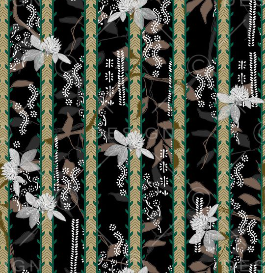 连衣裙印花华亿平台图片