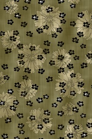 连衣裙印花华亿平台图片