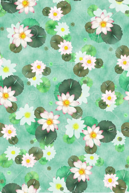 荷花印花华亿平台图片