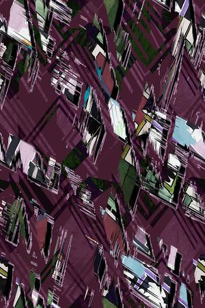 几何印花华亿平台图片