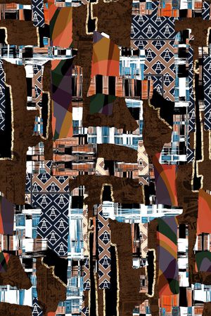 几何印花华亿平台图片