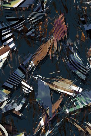 几何印花华亿平台图片