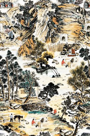 香云纱印花华亿平台图片