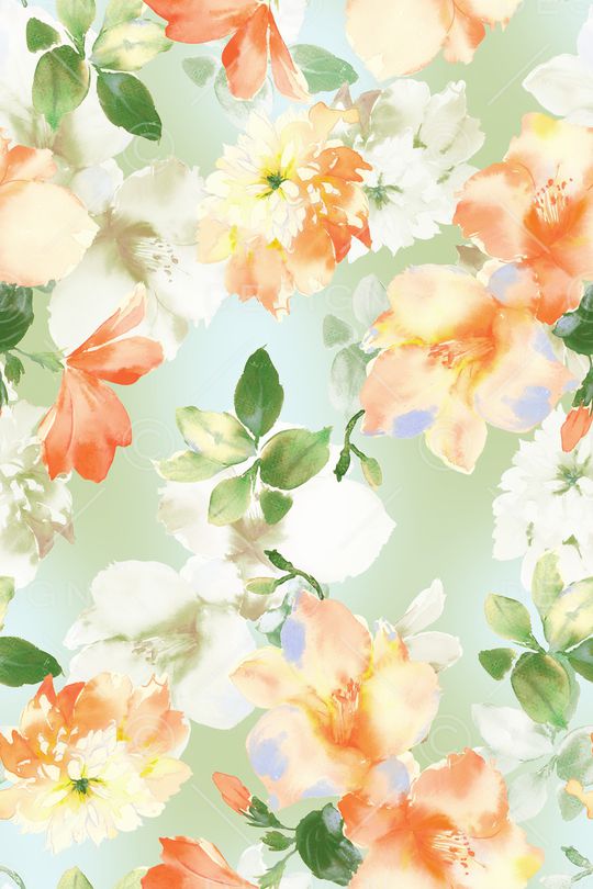 绿植树叶印花华亿平台图片