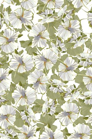 绿植树叶印花华亿平台图片