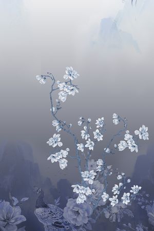 定位花印花华亿平台图片