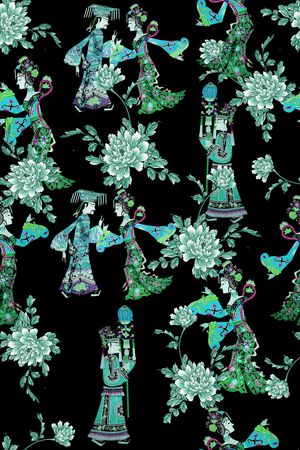 民族风印花华亿平台图片