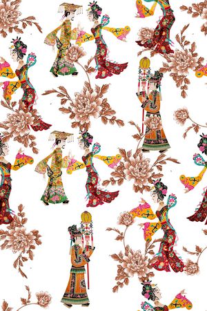 民族风印花华亿平台图片