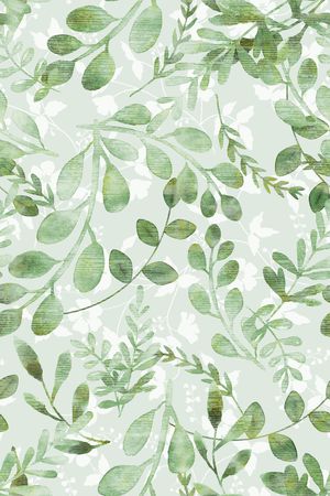 绿植树叶印花华亿平台图片