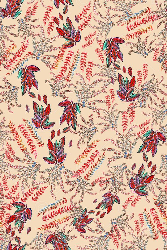 植物印花华亿平台图片