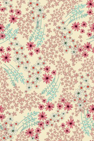 小碎花印花华亿平台图片