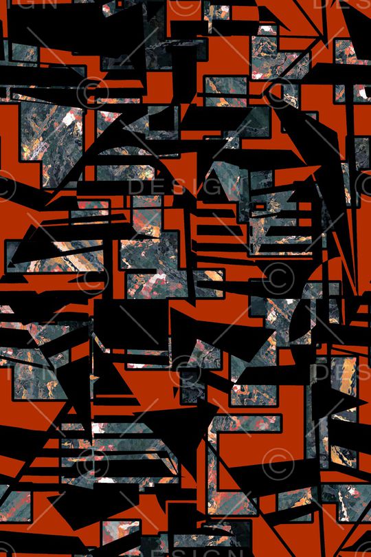 几何印花华亿平台图片