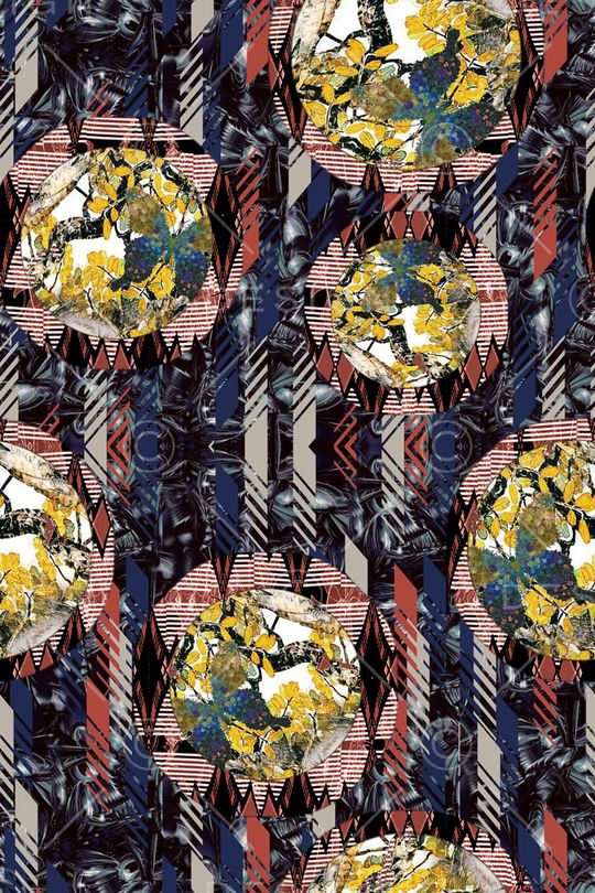 几何印花华亿平台图片