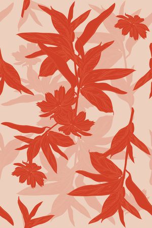 绿植树叶印花华亿平台图片