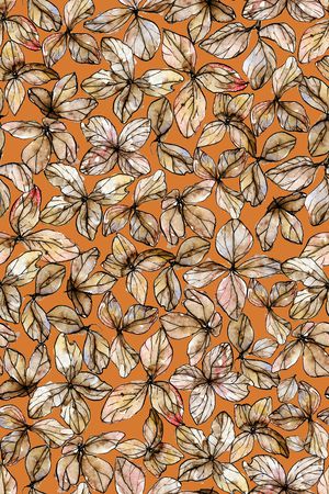 绿植树叶印花华亿平台图片